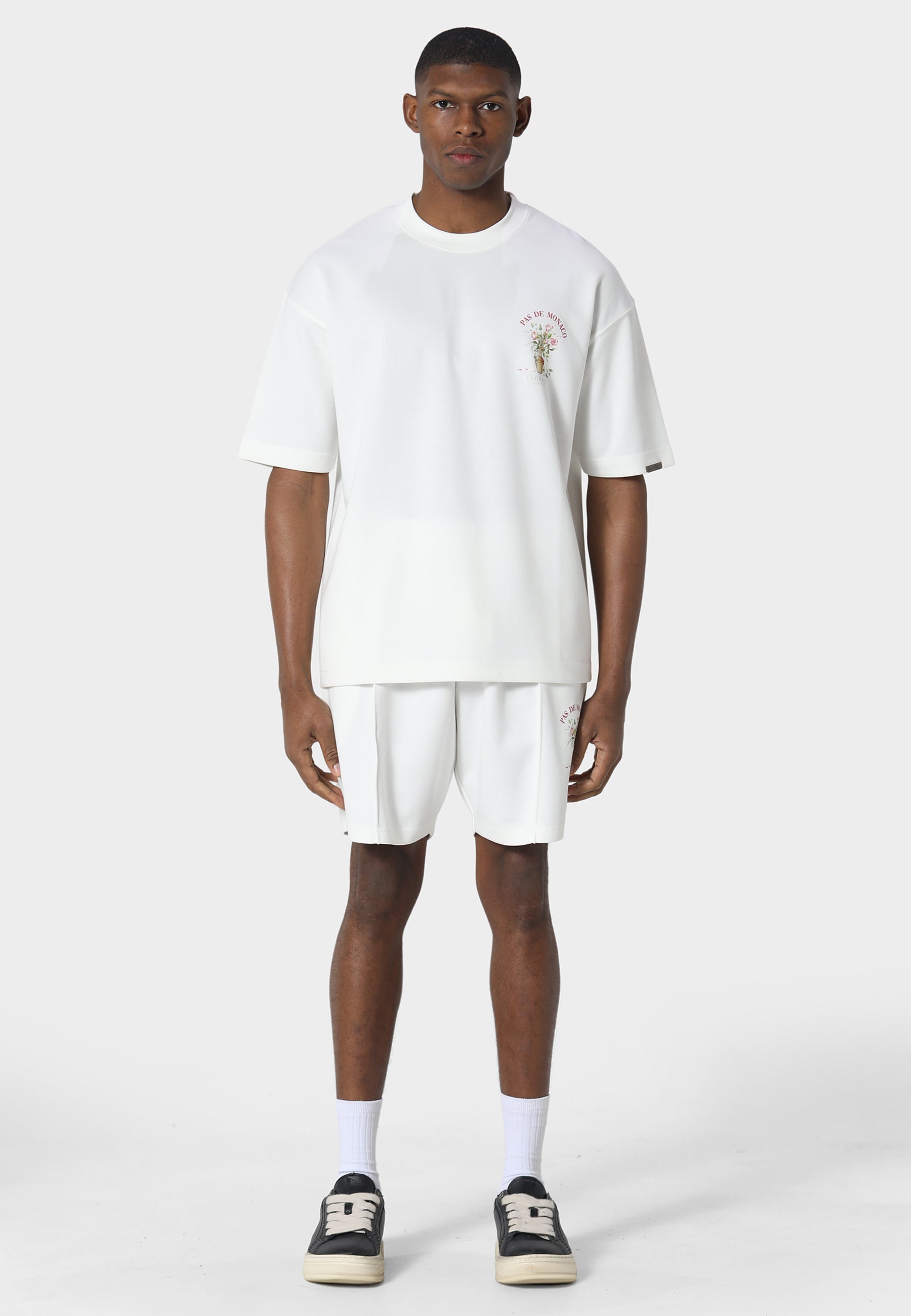 Pas De Monaco Giardino Off White Shorts